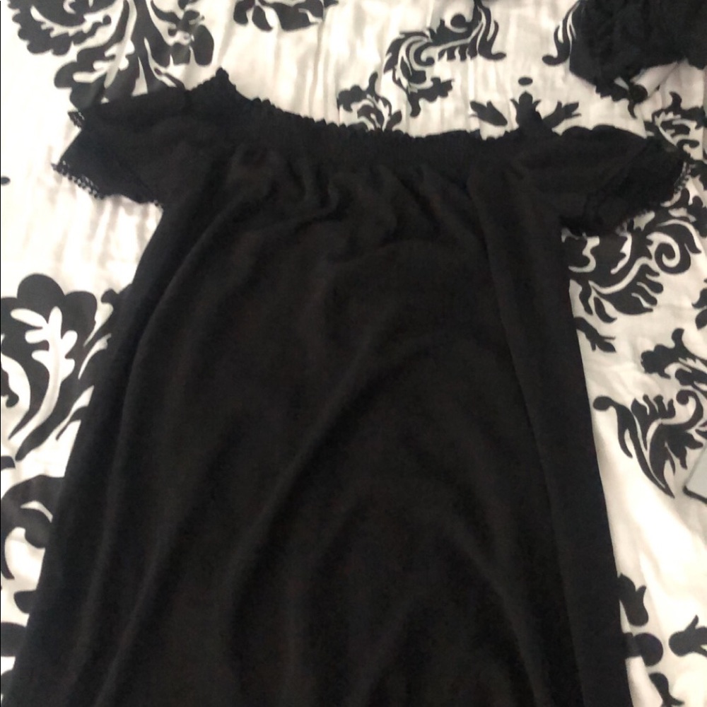 Xhilaration black off the shoulder dress